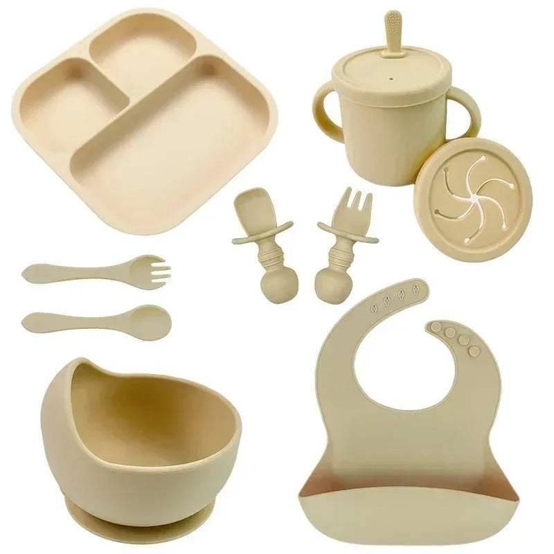 Assiette-bebe-babylunch-neuf-beige