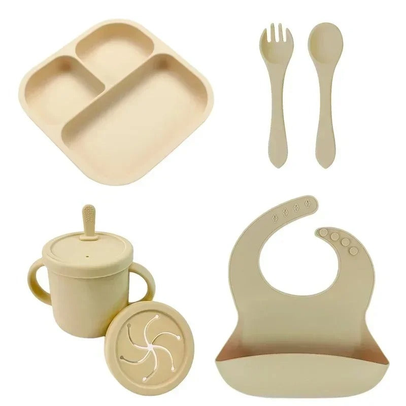 Assiette-bebe-babylunch-six-beige