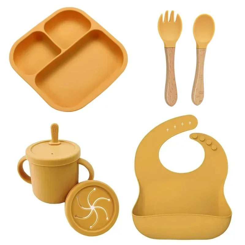 Assiette-bebe-babylunch-six-bois-jaune