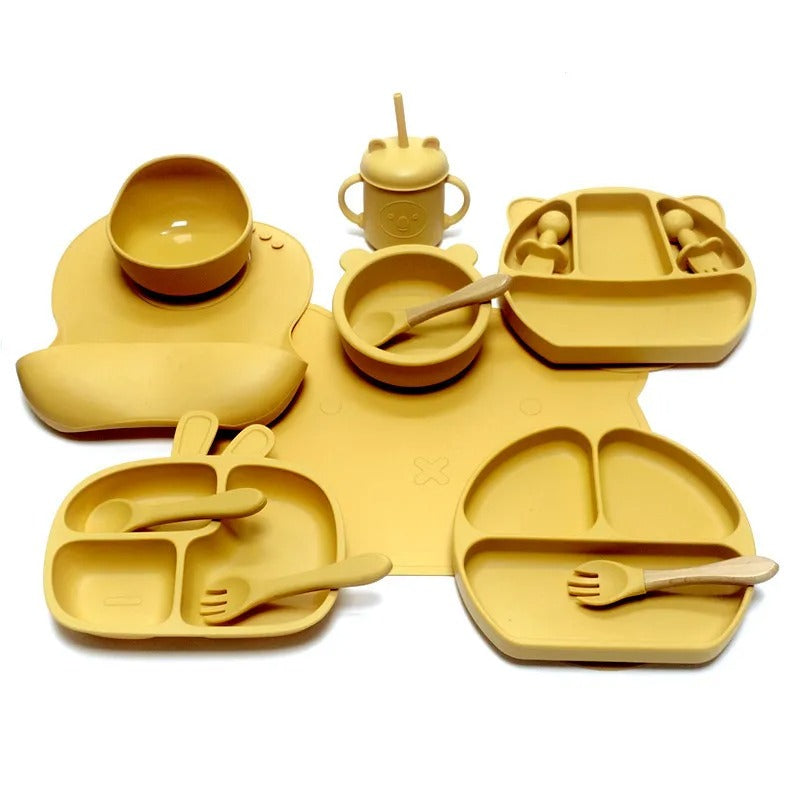 Assiette-bebe-babymeal-jaune