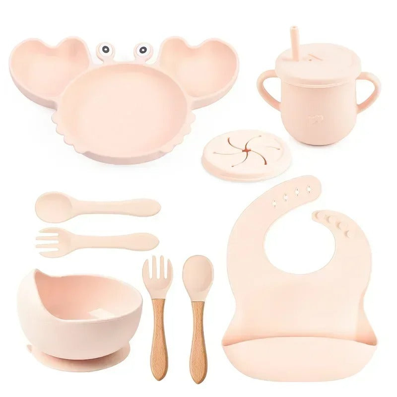 Assiette-bebe-crababy-rose-pale