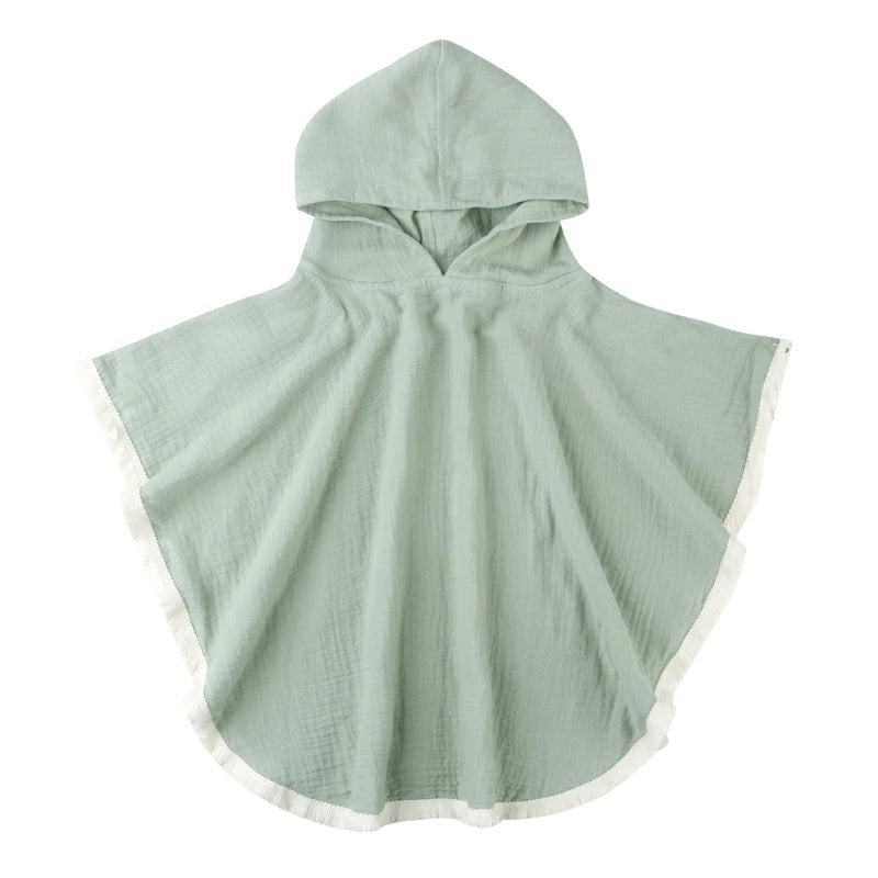 Cape-de-bain-bebe-babycozy-vert-pale