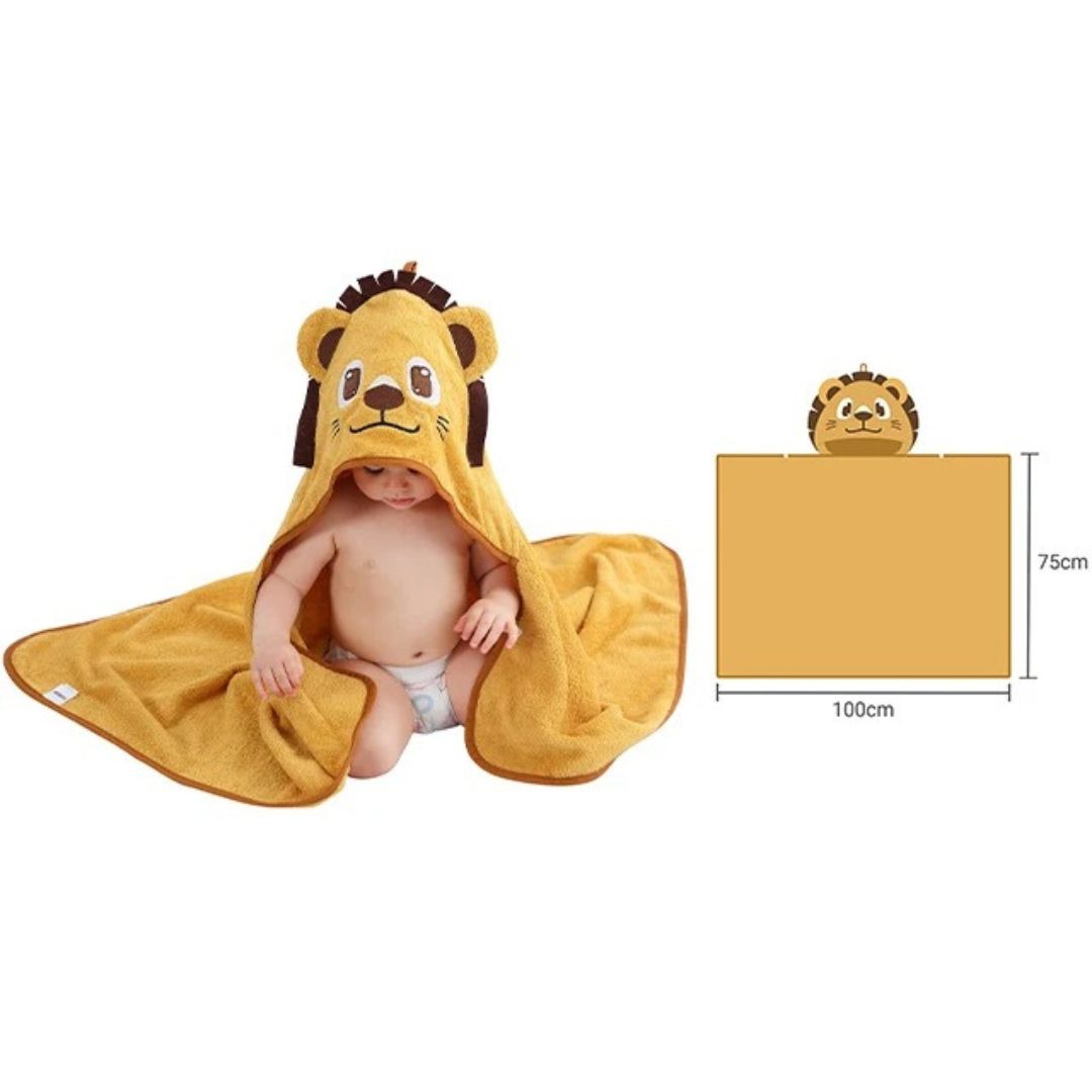 Cape-de-bain-bebe-babywarm-bd-a-lion