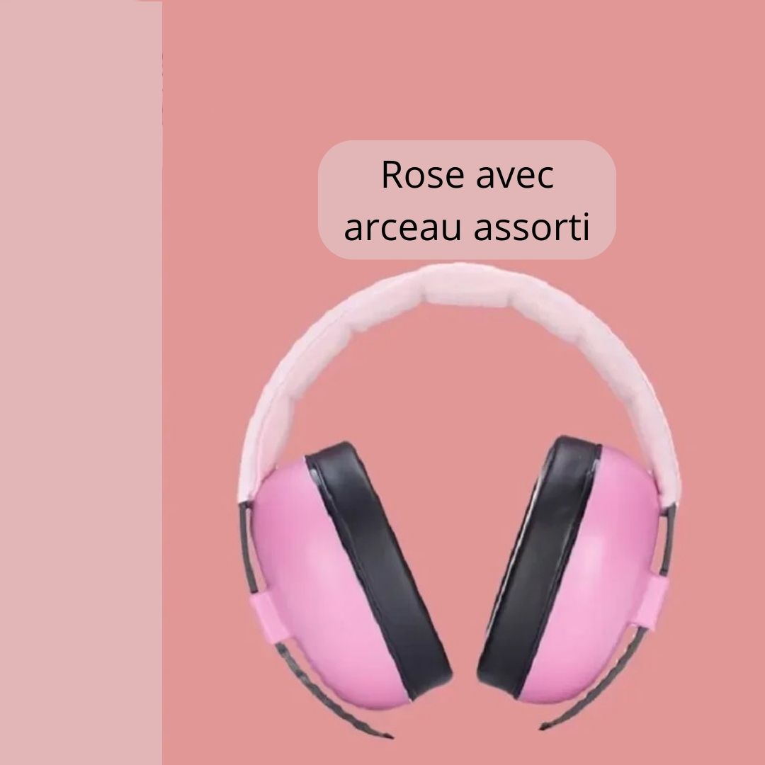 Casque-anti-bruit-bebe-rose-arceau