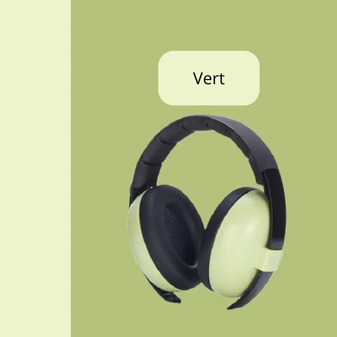 Casque-anti-bruit-bebe-vert