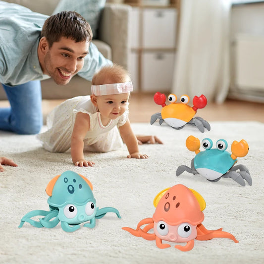 Jouet-musical-bebe-craby-squidly-bébé