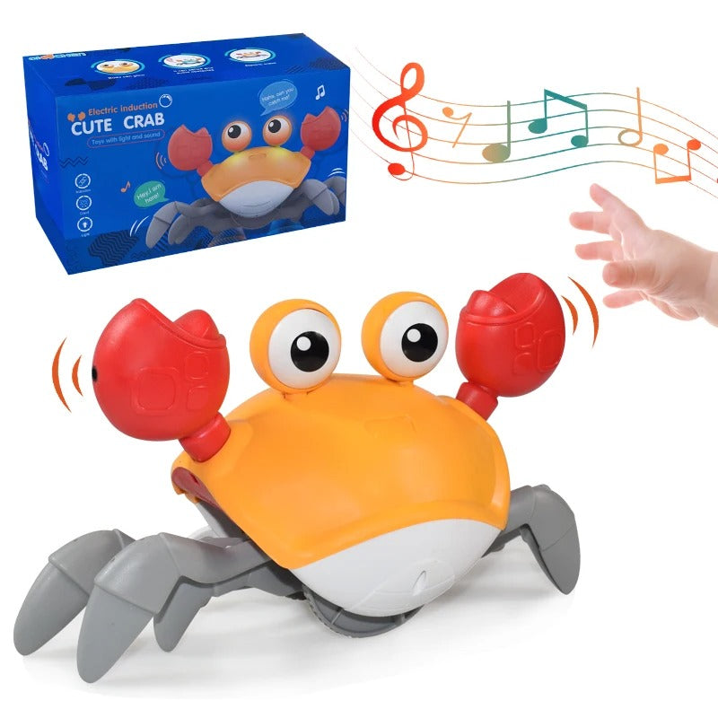 Jouet-musical-bebe-craby-squidly-orange