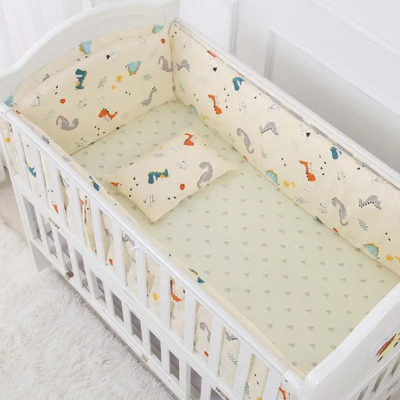 Literie-bebe-Babybedding-dino-jaune