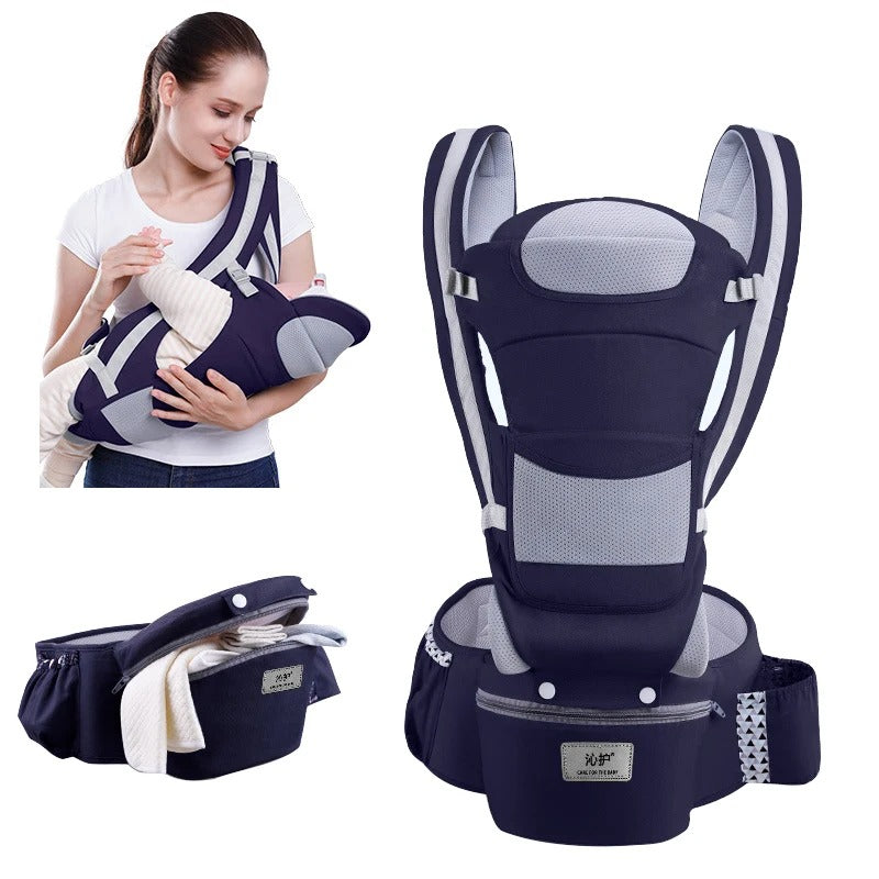 Porte-bebe-babypack-maman