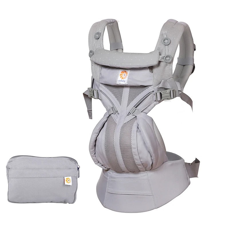 Porte-bebe-packsack-points-gris