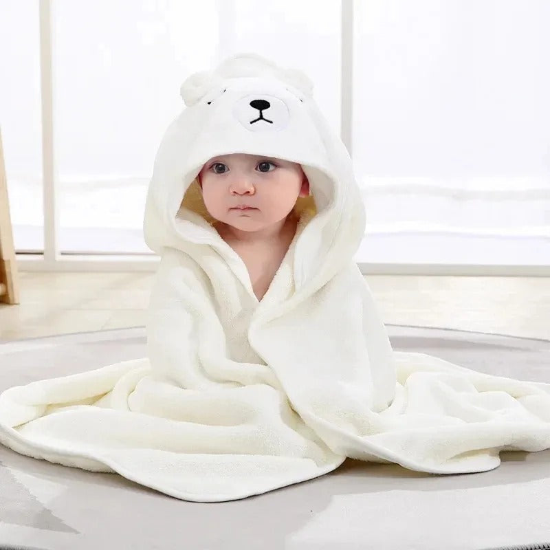 Serviette-de-bain-bebe-ours