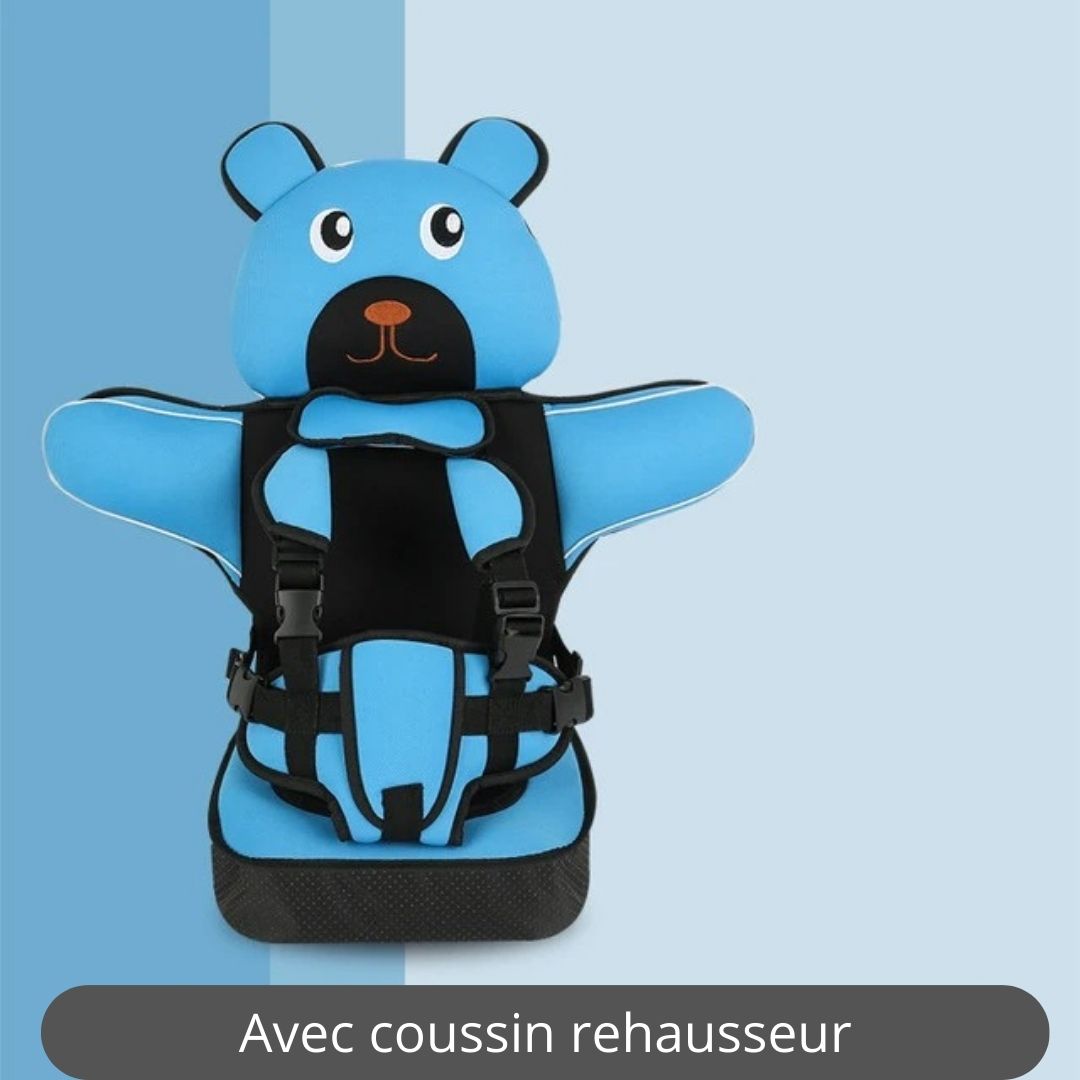 Siege-auto-bebe-littlebear-bleu-rehausseur