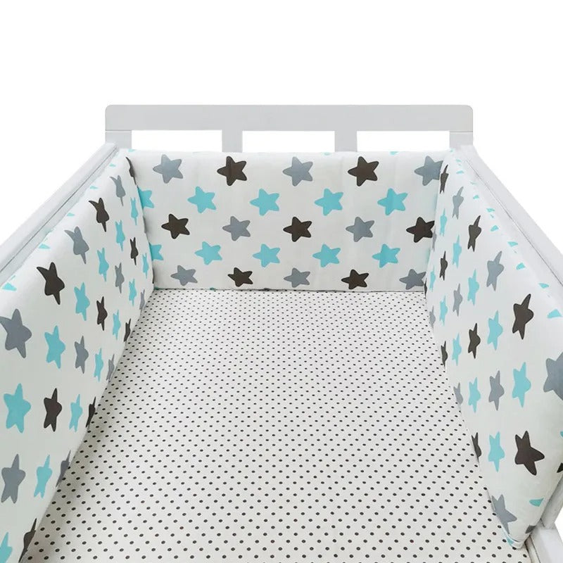 Tour-de-lit-bebe-bedbump-etoile-bleu-gris