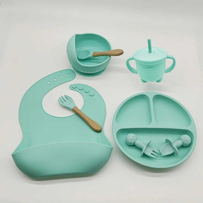 Bavoir bébé | BabyClean™ avec ensemble d'alimentation